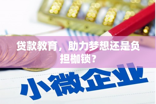 石龙贷款教育，助力梦想还是负担枷锁？