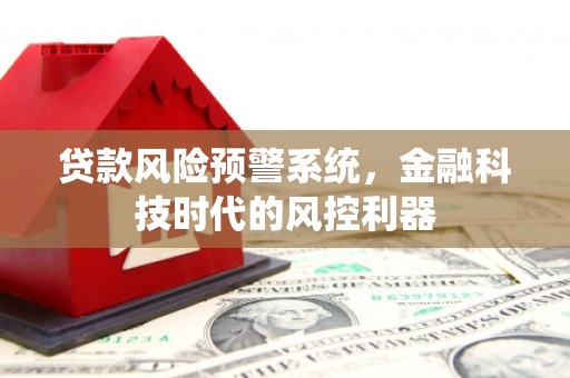 石龙贷款风险预警系统，金融科技时代的风控利器