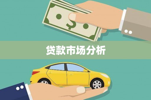 石龙贷款市场分析