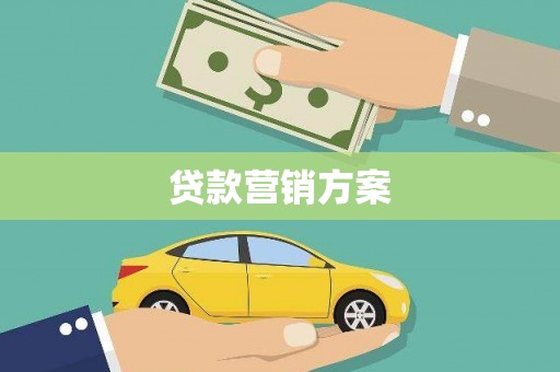 石龙贷款营销方案