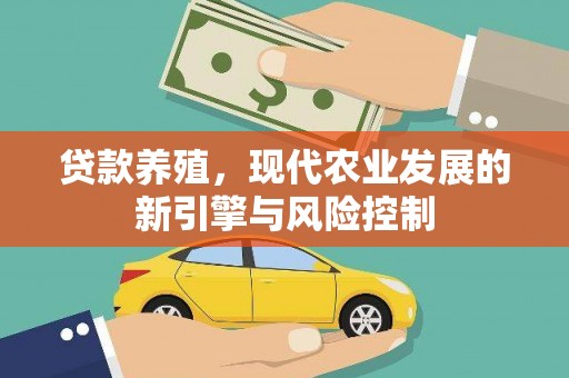 石龙贷款养殖，现代农业发展的新引擎与风险控制