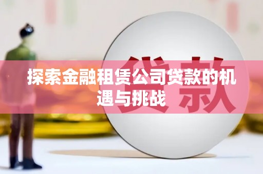 石龙探索金融租赁公司贷款的机遇与挑战