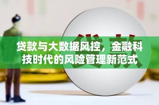 石龙贷款与大数据风控，金融科技时代的风险管理新范式