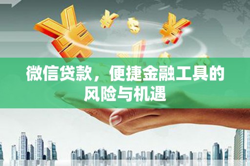 石龙微信贷款，便捷金融工具的风险与机遇