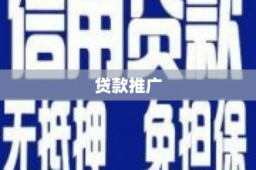 石龙贷款推广