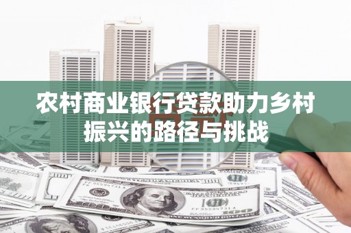石龙农村商业银行贷款助力乡村振兴的路径与挑战