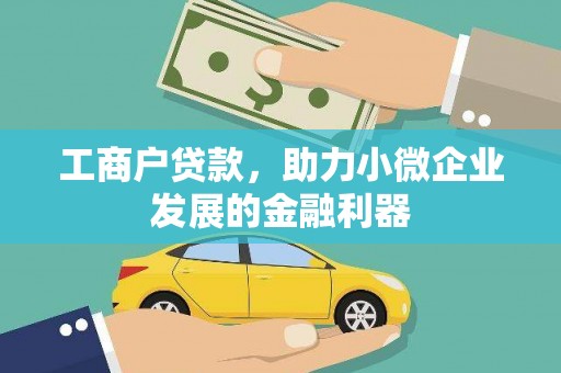 石龙工商户贷款，助力小微企业发展的金融利器