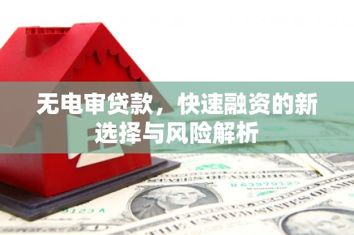 石龙无电审贷款，快速融资的新选择与风险解析