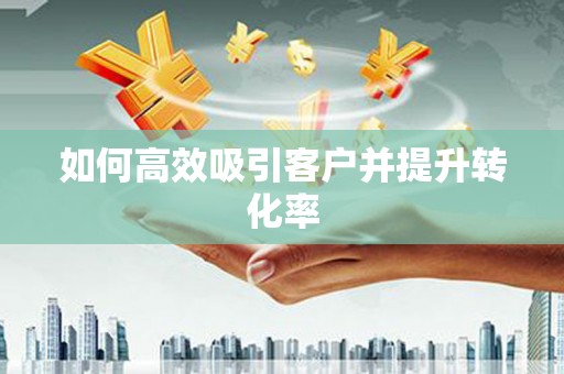 石龙如何高效吸引客户并提升转化率