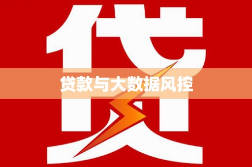 石龙贷款与大数据风控