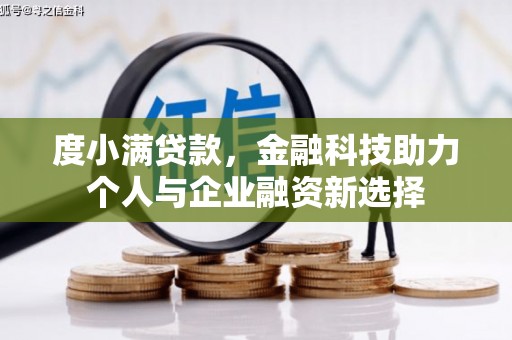 石龙度小满贷款，金融科技助力个人与企业融资新选择