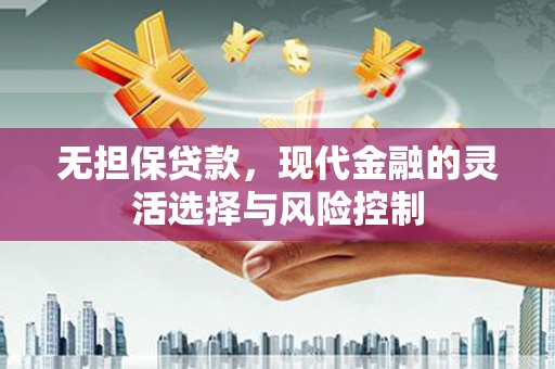 石龙无担保贷款，现代金融的灵活选择与风险控制
