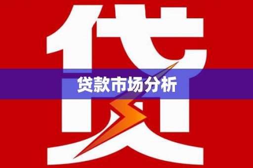 石龙贷款市场分析