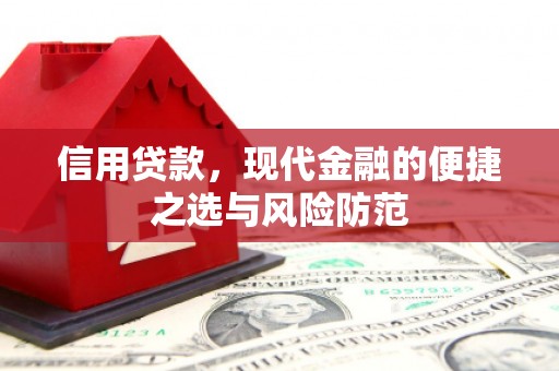 石龙信用贷款，现代金融的便捷之选与风险防范