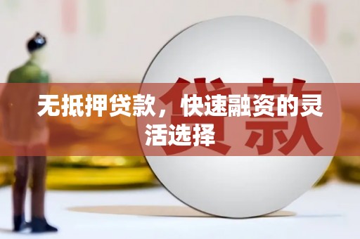 石龙无抵押贷款，快速融资的灵活选择