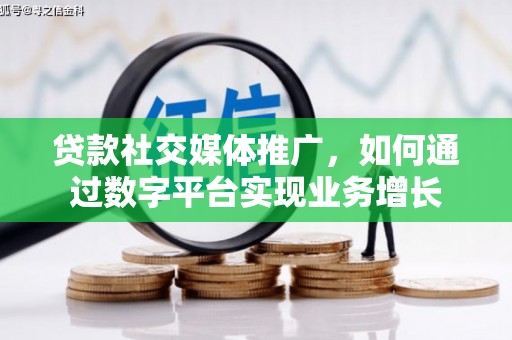 石龙贷款社交媒体推广，如何通过数字平台实现业务增长