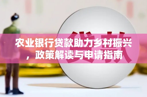 石龙农业银行贷款助力乡村振兴，政策解读与申请指南