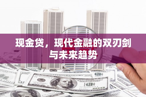 石龙现金贷，现代金融的双刃剑与未来趋势