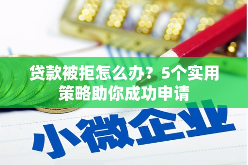 石龙贷款被拒怎么办？5个实用策略助你成功申请