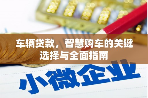 石龙车辆贷款，智慧购车的关键选择与全面指南