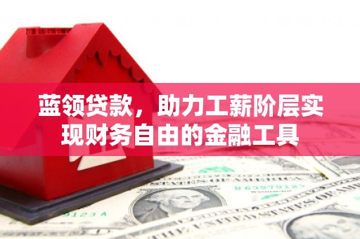 石龙蓝领贷款，助力工薪阶层实现财务自由的金融工具
