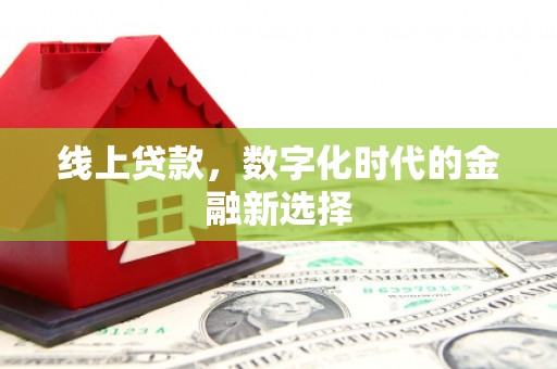 石龙线上贷款，数字化时代的金融新选择