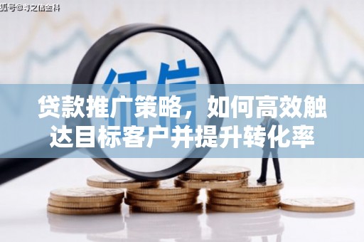 石龙贷款推广策略，如何高效触达目标客户并提升转化率