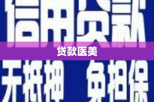 石龙贷款医美