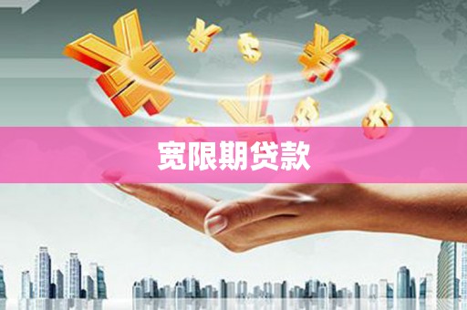 石龙宽限期贷款