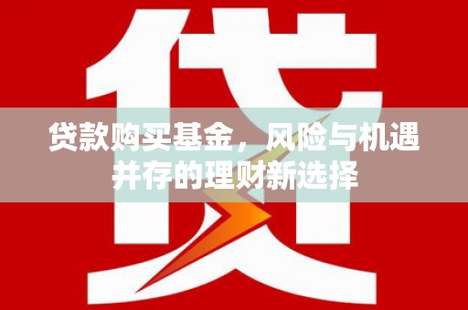 石龙贷款购买基金，风险与机遇并存的理财新选择