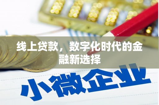 石龙线上贷款，数字化时代的金融新选择