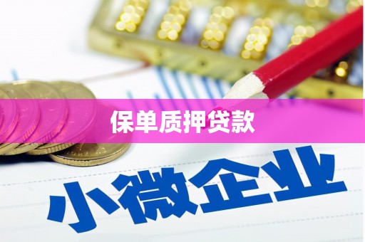石龙保单质押贷款