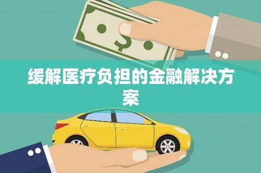 石龙缓解医疗负担的金融解决方案
