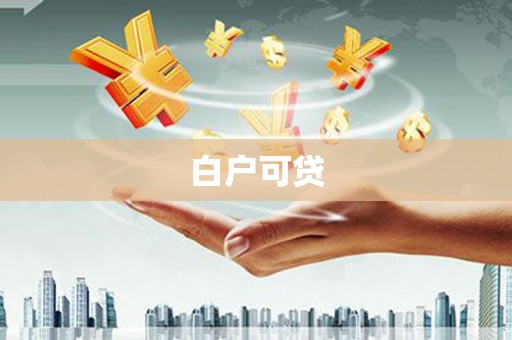 石龙白户可贷