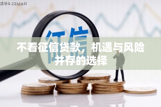 石龙不看征信贷款，机遇与风险并存的选择